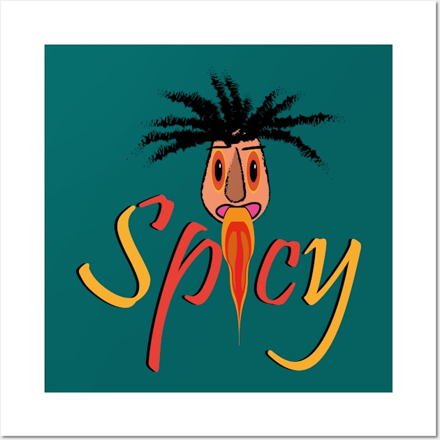 Spicy Wall Art by Indimoz